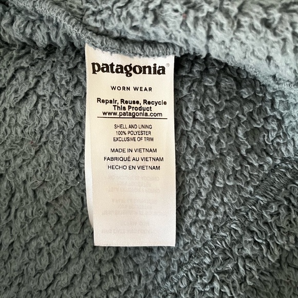Patagonia Los Gatos Quarter-Zip Fleece Pullover sz L - Picture 8 of 12